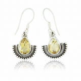 Citrine Sterling Silver Earrings