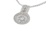 Cubic Zirconia Halogen Pendant set with JP037 & EJP029
