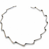 Collar Wave 3mm Sterling Silver Necklace