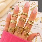 Ring, 18K Gold Plated Steel