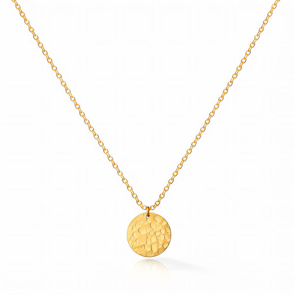 Necklace, 18K Gold Plated Steel