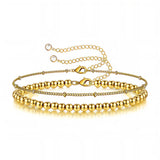 Bracelet, 18K Gold Plated Steel