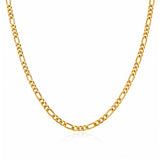 Necklace, 18K Gold Plated Steel