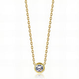 Necklace, 18K Gold Plated Steel