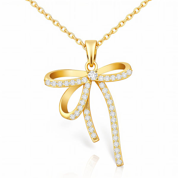 Necklace, 18K Gold Plated Steel