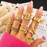 Ring, 18K Gold Plated Steel