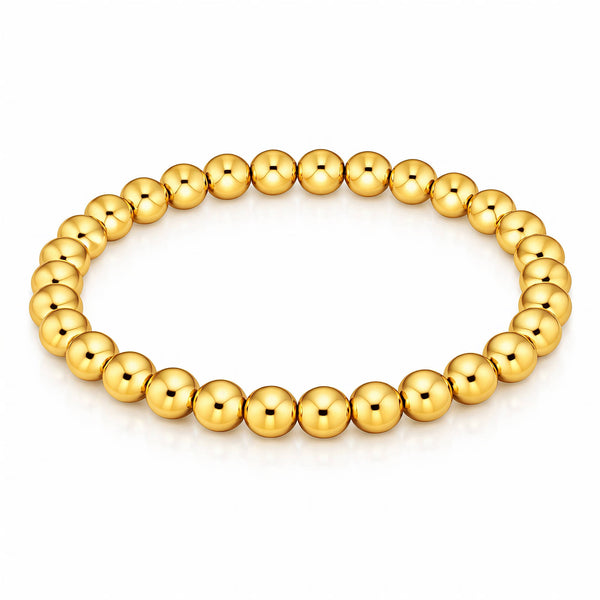 Bracelet, 18K Gold Plated Steel