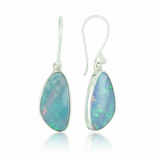 Opal Sterling Silver Earrings