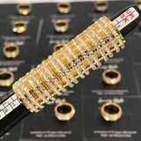 Ring, 18K Gold Plated Steel