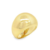 Gold Filled 18k Thick Dome Ring (D6)