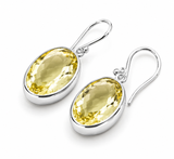 Citrine Sterling Silver Earring