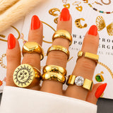 Heart Ring, 18K Gold Plated Steel