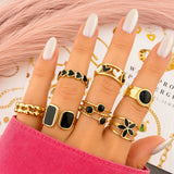 Ring, 18K Gold Plated Steel