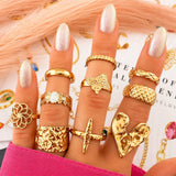 Ring, 18K Gold Plated Steel