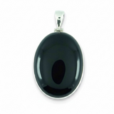 Onyx Sterling Silver Pendant