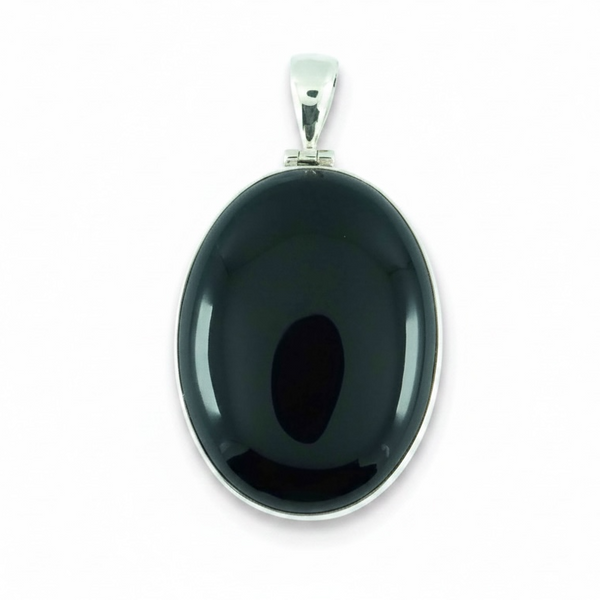 Onyx Sterling Silver Pendant