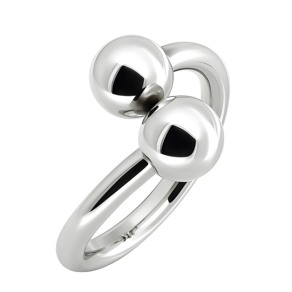 Ball Wrap Sterling Silver Ring