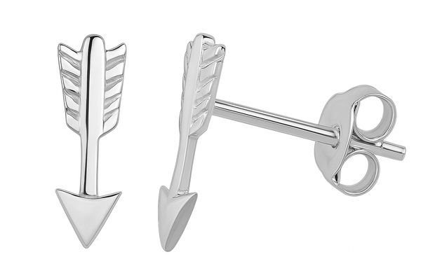 Arrow Single .925 Sterling Silver Earrings
