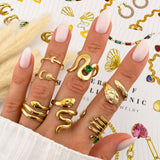 Ring, 18K Gold Plated Steel