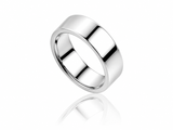 Plain 5mm Sterling Silver Band Ring - Genuine .925 Silver