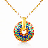 Necklace, 18K Gold Plated Steel