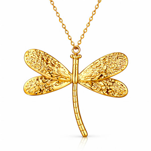 Necklace, 18K Gold Plated Steel