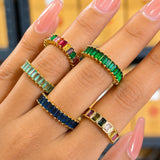 Ring, 18K Gold Plated Brass