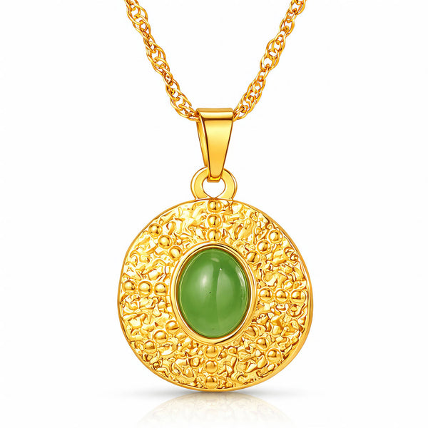 Necklace, 18K Gold Plated Steel