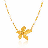 Necklace, 18K Gold Plated Steel