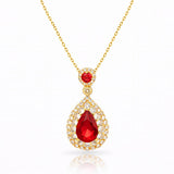 Necklace, 18K Gold Plated Steel