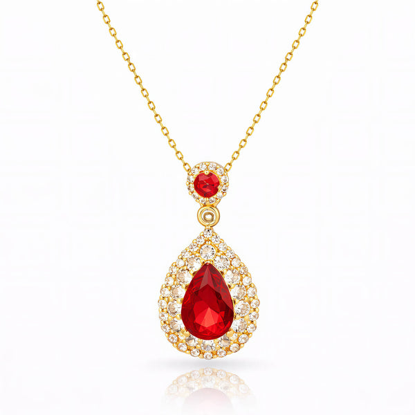 Necklace, 18K Gold Plated Steel