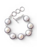 Pearl Sterling Silver Bracelet