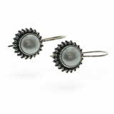 Mabe Pearl Sterling Silver Drop Earrings