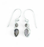Smoky Quartz Sterling Silver Earrings
