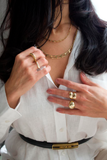Gold Filled 18k Thick Dome Ring (D6)