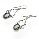 Blue Topaz Sterling Silver 925 Heart