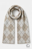 Textured-Knit Wool-Blend Scarf