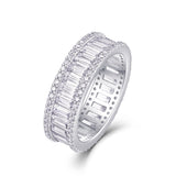 Moissanite S925 Silver Musical Note Moissanite Ring