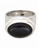 Onyx Sterling Silver Ring