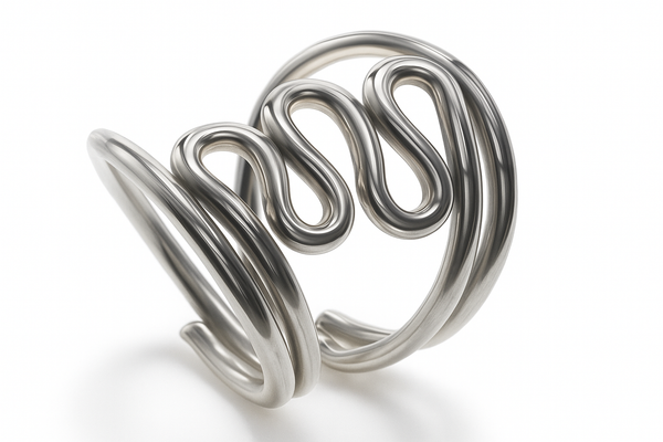 Wired Snake.925 Sterling Silver Ring