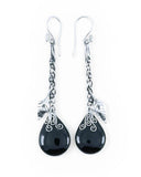 Onyx Sterling Silver Earrings