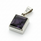 Amethyst Sterling Silver Pendant