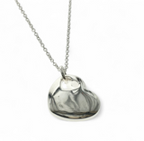 Necklace Sterling Silver Plated Heart