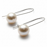 Pearl Sterling Silver Drop Earrings