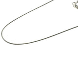 Chain Snake 1/400mm 22" Sterling Silver Necklace