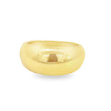 Gold Filled 18K Thick Minimalist Style Simple Ring (D45)