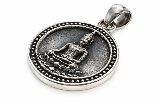 Buddha Sterling Silver Pendant