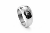 Plain 11mm Dome Sterling Silver Ring – Mexican Artisan Craftsmanship