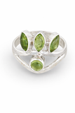Peridot Sterling Silver Ring