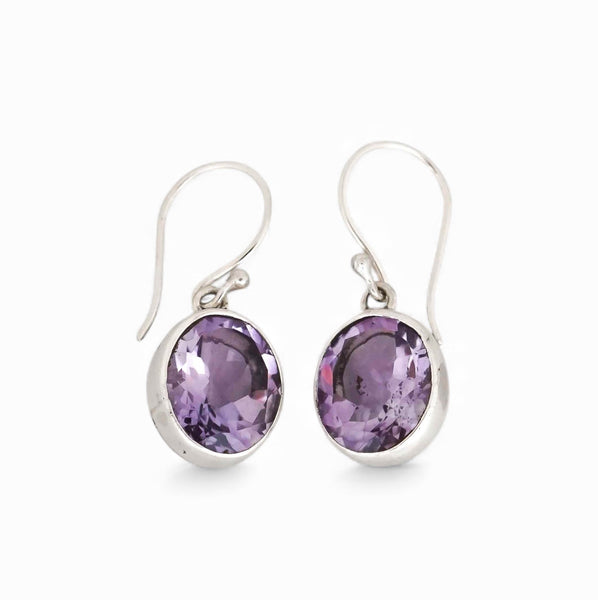 Amethyst Sterling Silver Earrungs